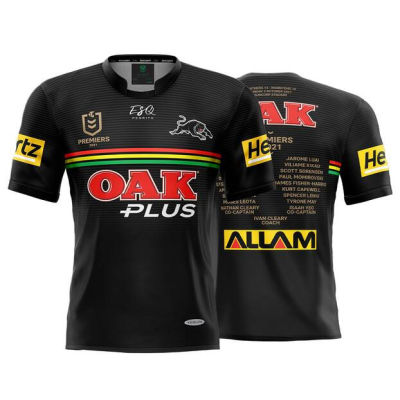 PENRITH PANTHERS ALTERNATE JERSEY 2023 Penrith Panthers Alternate Rugby Jersey TRAINING JERSEY SHORTS size S--5XL