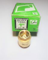 YORK  เช็ควาล์วสปริงทองเหลือง ขนาด 1 นิ้ว Spring check valve จำนวน 1 ตัว