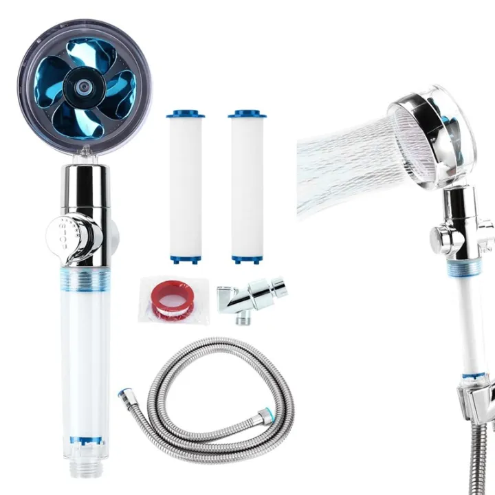 High Pressure Shower Head, Detachable Shower Head, 360掳 Rotating Vortex