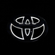 LED Toyota Logo LED Light Car Emblems Front Rear Bumper Modified Badge