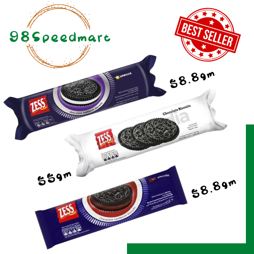 [98] Zess Chocolate Sandwich Biscuits (55/58.8)gm Lazada