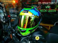 หมวกกันน็อค ID SPARTAN BT 2023 ลาย WTF NEON GREEN