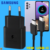 ที่ชาร์จ Samsung 15W Usb-C (Eu) ซัมซุง A32 หัวชาร์จ สายชาร์จ Type-C Adaptive Fast Charging การชาร์จด่วนแบบพิเศษ