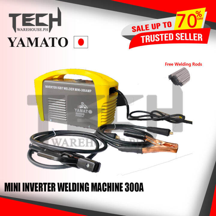 Yamato Japan Mini Inverter Igbt Welder Welding Machine 300 Amp Japan Free Welding Rod Lazada Ph 