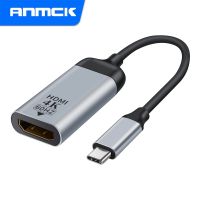 ☁✑☎ Anmck Type C To Mini DP VGA Gigabit RJ45 Video Adapter USB 3.1 To 4K 60HZ HDMI-compatible Convertor Audio Cord For HD TV MacBook