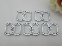 (AB13 15mm)10pcs Shinny Clear Crystal Decorative Rhinestone Bikini Connectors