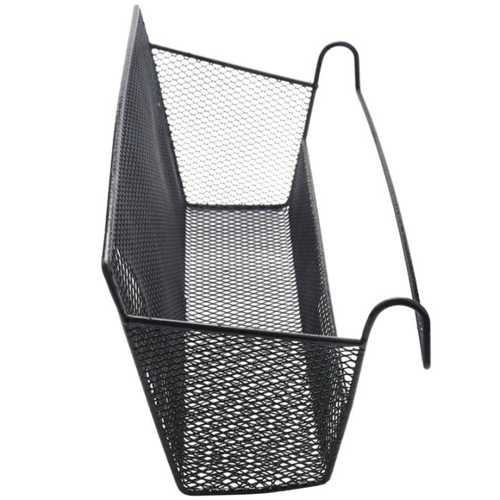 2x-shelf-baskets-office-table-dormitory-bedside-hanging-storage-supplies-desktop-corner-shelves-basket-with-hook-black