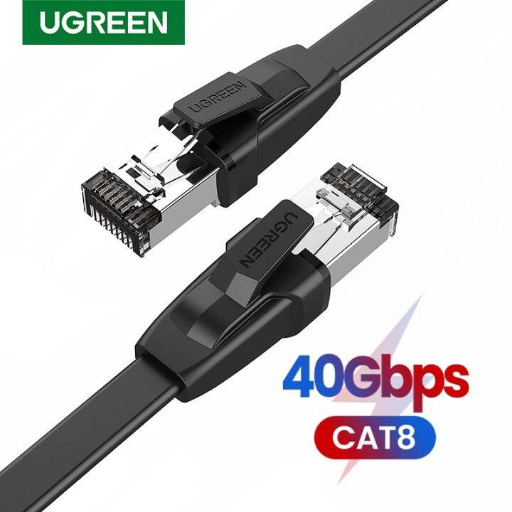 UGREEN Cable CAT8 40Gbps Flat RJ 45 Lan Patch Cord for PS 4