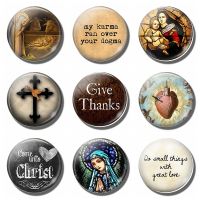 ☄☋☑ Christian Magnetic Stickers Virgin Mary Jesus Christ Sacred Heart Holy Cross Fridge Magnet Refrigerator Catholicism Home Decor