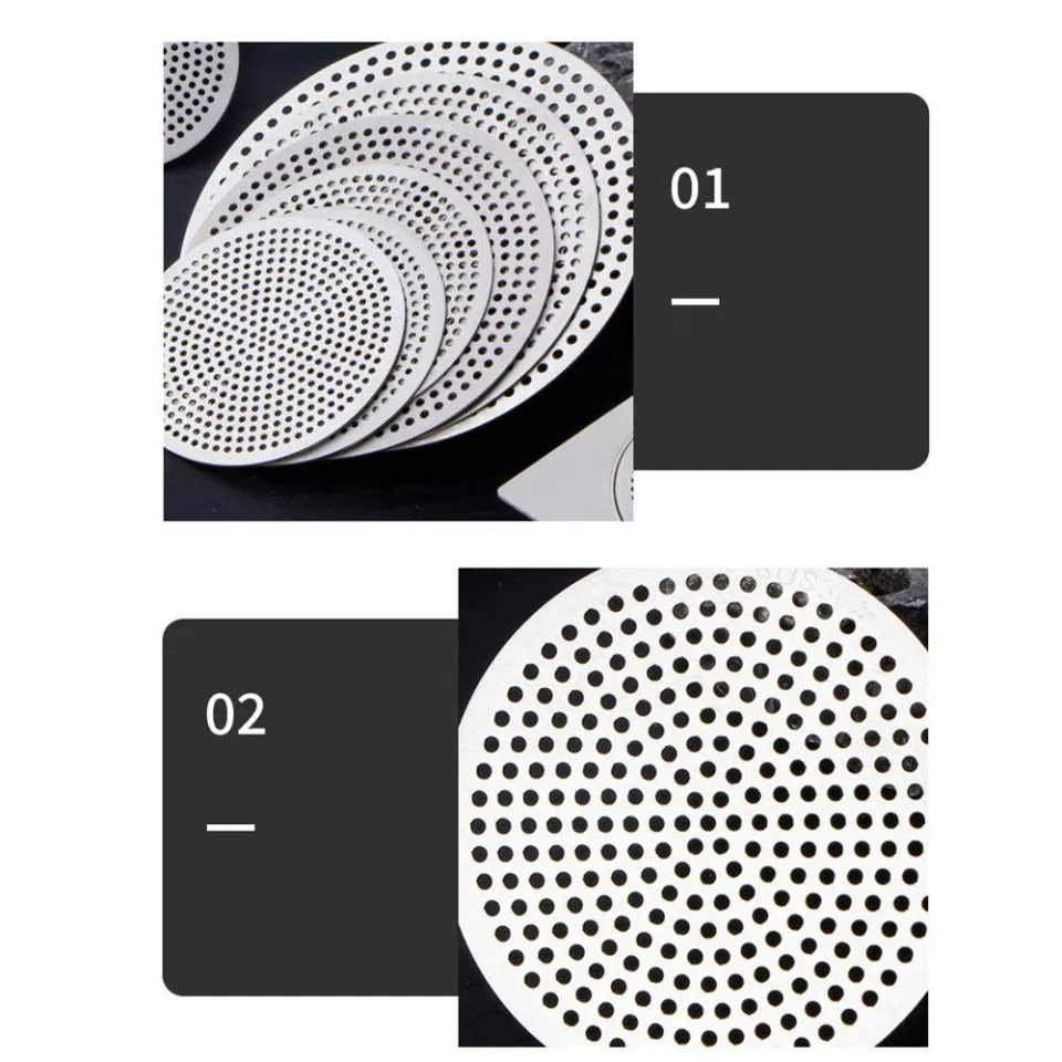 304 Stainless steel Floor Drains Net Cover Sink Strainer Shower Drain Hole  Filter Hair Catcher Stopper