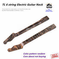 ใหม่6 String TL รุ่นคอกีตาร์ไฟฟ้า Bright Tiger พิมพ์สี21Fret DIY กีตาร์อุปกรณ์เสริม Parts