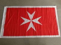 johnin 90x150cm white Maltese cross Malta Variant flag