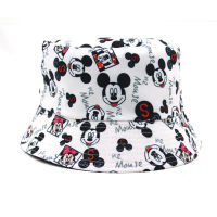 Marvel cap Cartoon Mickey Bucket Hat Double-sided Fisherman Hat Summer Outdoor Leisure Sun Hats panama hats