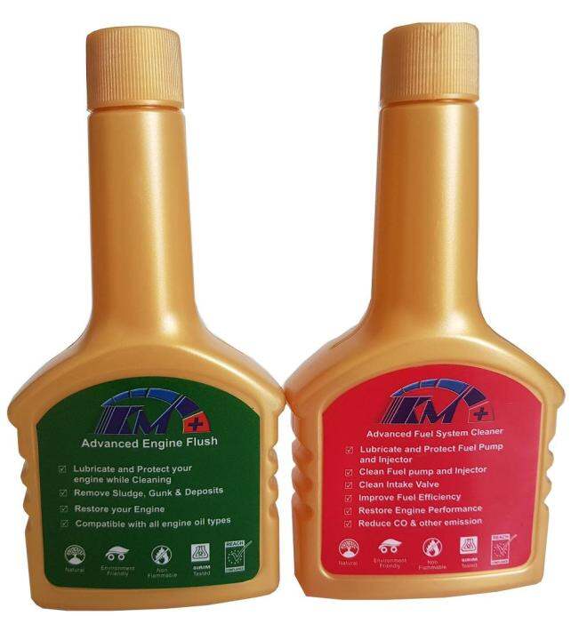 KM+ Advanced Engine Flush ( Ecofriendly) + KM+ Advanced Fuel Injector