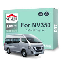 10ชิ้น C An BUS LED ภายในหลอดไฟชุดสำหรับนิสสัน NV350 2012 2013 2014 2015 2016 2017รถอ่านลำต้นยานพาหนะโคมไฟไม่มีข้อผิดพลาด