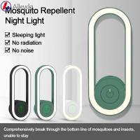 ไฟไฟ LED กลางคืนปลั๊กอิน ALLEYDG แบบ2 In 1โคมไฟกำจัดยุงโซนิคกันยุงโคมไฟดักยุงกำจัดแมลง