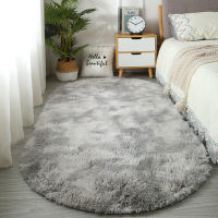 Oval Car for Living Room Large Size Rugs Plush Fluffy Childrens Bedroom Kids Bed Room Hairy Soft Foot Mats Home Decor