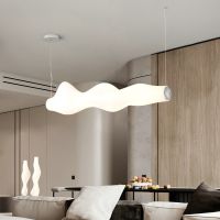 [COD] Italian personality design restaurant chandelier modern minimalist creative dining bar new white art lamps