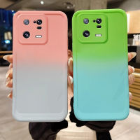 ปลอกซิลิโคนนิ่มสำหรับ Xiaomi 13 12 Pro 12T 12 Lite 5G 11T Pro 5G 10T Mi 11 Lite 5G NE เคสโทรศัพท์การไล่ระดับสีคู่หรูหรา TPU เลนส์รวมทุกอย่างป้องกันฝาหลัง T2-9