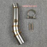 Motorcycle Exhaust Contact Middle Mid Pipe Connector For HONDA 2012 2013 2014 2015 CBR500R CB500X CBR400R CB400X Exhaust Systems