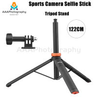 【Ready shipping】UURIG TP-03 Sports Camera Selfie Stick Tripod Stand 122cm 4-In-1 for Smartphone Action Camera Vlog Live Streaming Video Recording