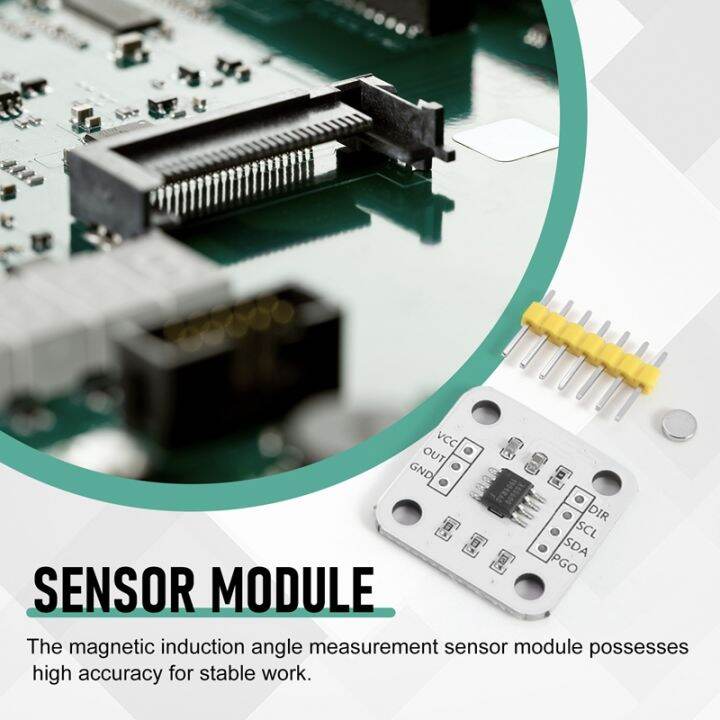 4pcs-as5600-magnetic-encoder-magnetic-induction-angle-measurement-sensor-module-12bit-high-precision