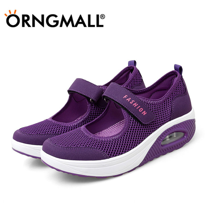 orngmall-รองเท้าผ้าใบแฟชั่นสำหรับผู้หญิงสำหรับผู้หญิง-รองเท้าส้นแบนรองเท้าเบาะอากาศรองเท้าเพื่อสุขภาพรองเท้าสีดำรองเท้าพยาบาลสีขาวขนาดใหญ่พิเศษไซส์35-42