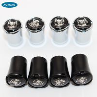 4 Pcs/Set Car Styling Zinc Alloy Wolf Style Car Tire Valve Caps Wheel Tires Tire Stem Air Cap Airtight Covers