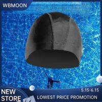 WBMOON หมวกว่ายน้ำผู้ชายหมวกทนทานสำหรับวันหยุดกีฬาทางน้ำแบบสั้น