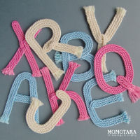 MOMOTARA D.I.Y. Twisted Cord Alphabet ชุดตัวอักษรเชือกเกลียว สี SP39-2