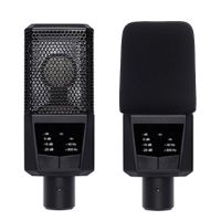 2PCS ไมโครโฟนฟองน้ำฝาครอบกระจกหน้ารถ Mic Cap สำหรับ Lewitt LCT 240 249 449 450