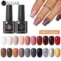 UR SUGAR 7Ml 80สีขวดแก้วสีเจลยาทาเล็บยาทาเล็บเคลือบเงากึ่งถาวรเคลือบเงา UV LED เคลือบเงาทั้งหมดสำหรับแต่งเล็บเล็บศิลปะ