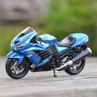 Maisto 1:18 Kawasaki ZX-14R นินจาแบบคงที่รถของเล่นแบบจำลองรถมอเตอร์ไซค์แบบสะสม