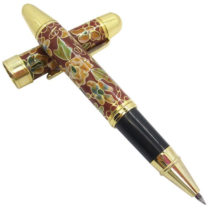 jinxing-ปากกา818-orbs-cloisonne-หัตถกรรมเครื่องเขียนสำหรับเขียนคอลเลคชั่นศิลปะ