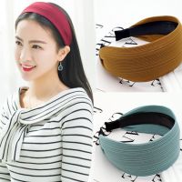 【YF】 women Hair Hoop Top Knot Turban Headband Wide side thickened Hairband Accessories for Girls No Slip Head band Bands