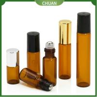 CHUAN 1/2/3/5/10ML บ้านและการใช้ชีวิต รีฟิล ขวดน้ำมันหอมระเหยเปล่า คอนเทนเนอร์ ลูกกลิ้งน้ำหอม อำพัน