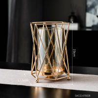 2021European Style Candle Holder Metal Golden Candlestick Wedding Decoration Home Decor Dining Table Decor Crystal Candle Holder