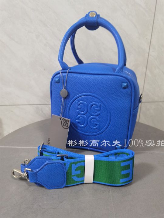 กระเป๋าถือกอล์ฟแบบพกพาใหม่มี-g4ผู้หญิงสะพายไหล่เดียวกล่องใส่กระเป๋าเก็บลวดลายกิ่งกระเป๋าเป้สะพายหลังขนาดเล็ก