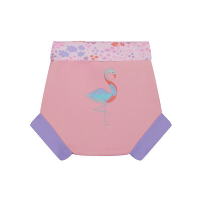 กางเกงสวมทับผ้าอ้อมว่ายน้ำเด็ก Mothercare pink baby nappy cover 6-9 months UA436