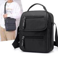 [COD] Mens large-capacity shoulder bag casual Korean version messenger business multi-layer waterproof Oxford cloth simple fashion mens