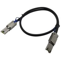 Sas ภายนอกขนาดเล็ก Sff-8088 26pin กับ Sff-8088 Mini Sas สายเคเบิล26pin Mini Sas ยาว1ม. 2ม. 3ม. สำหรับสายดิสก์สำหรับเซิร์ฟเวอร์ Sas 3.0