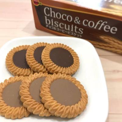 [พร้อมส่ง] Bourbon Choco and Coffee Biscuits 24P   บิสกิต รสช็อคโกแลต กับรสกาแฟ