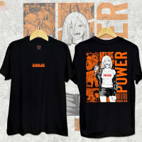 【Fashion】เสื้อคู่รัก Chainsaw Man - Power Anime Shirt Classic t shirt Cotton Shirt For Man Womanเสื้อยืดเสื้อยืด100%cotton แฟชั่นแขนสั้นผ้าฝ้าย