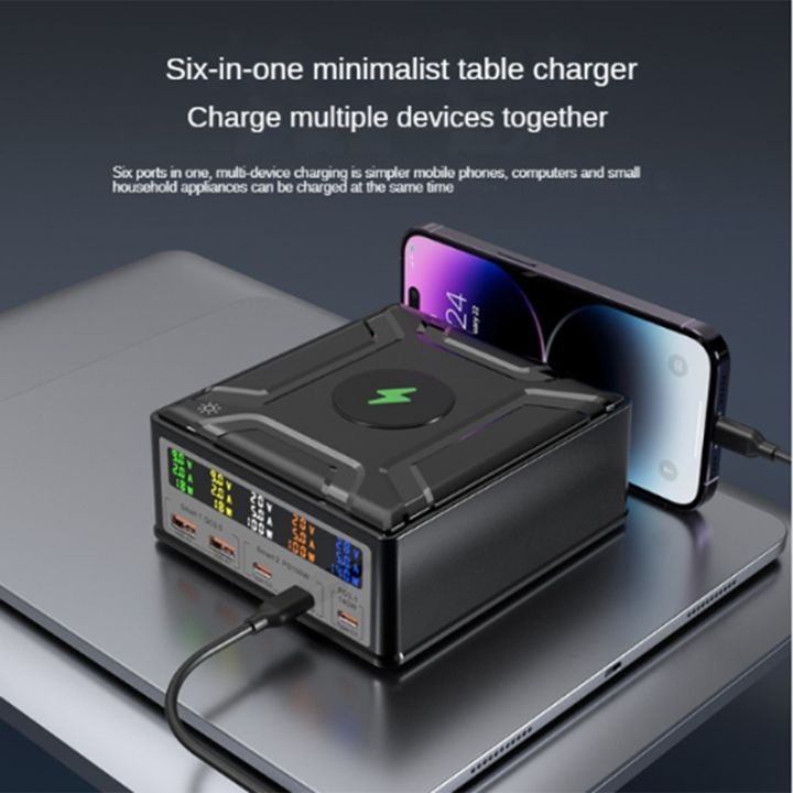 260w-high-power-laptop-charger-cell-phone-fast-charging-qc3-0-pd3-1-multi-port-charging-eu-plug