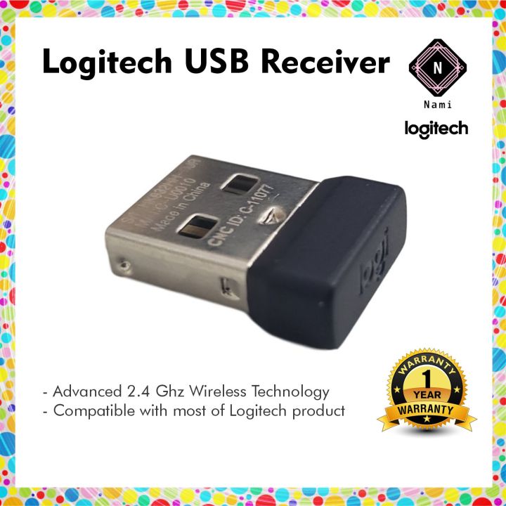 LOGITECH USB Receiver 2.4 GHz Only Logitech Device MK325 MK425 |