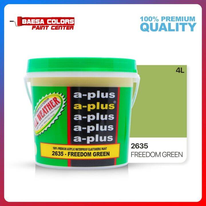 APLUS ALL WEATHER 100 Premium Acrylic Waterproof Elastomeric Paint
