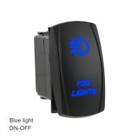 LED Rocker สวิทช์ไฟตัดหมอกสวิทช์รถยนต์การปรับเปลี่ยนเปิด-ปิดรถ Dashboard ปุ่ม5 Pin