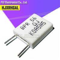 ♟◑❁ 10pcs BPR56 5W 0.1 0.15 0.22 0.25 0.33 0.5 ohm Non-inductive Ceramic Cement Resistor 0.1R 0.15R 0.22R 0.25R 0.33R 0.5R