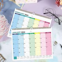 Schedule Paper English Wall Calendar Year Planning Note 18 Months Hanging Calendar January 2024- June 2025 Hanging Planner