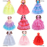 Clothing mother and baby MIX handmade Doll Dress ตุ๊กตาแต่งงานปาร์ตี้เจ้าสาวเจ้าหญิงชุดเสื้อผ้า